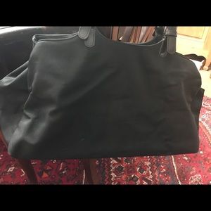 HOBO Int.Extra Large tote/satchel  black nylon and leather